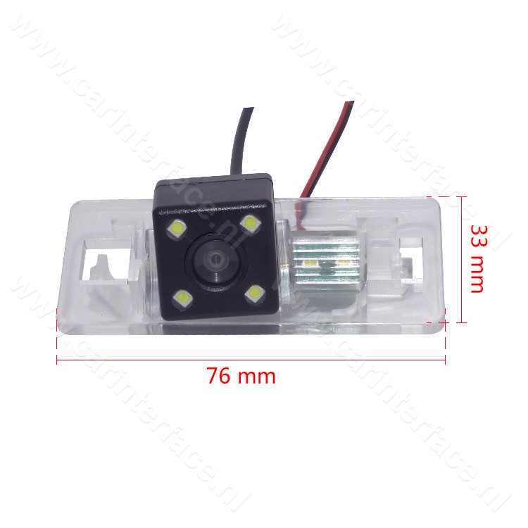 Achteruitrijcamera / Backup Camera met 4 LED lampen voor Audi A3, A4L, A5, TT, Q3 en Q5 Achteruitrijcamera / Backup Camera met 4 LED lampen voor Audi A3, A4L, A5, TT, Q3 en Q5