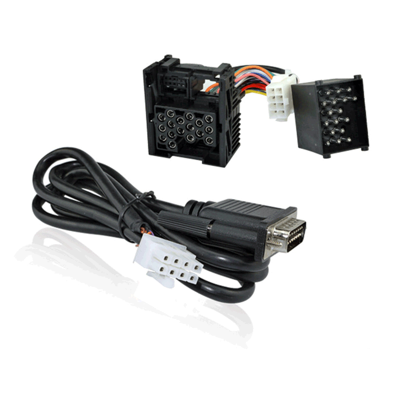Bluetooth interface / adapter met MP3 USB + AUX ingang voor 17-pin BMW autoradio's Bluetooth interface / adapter met MP3 USB + AUX ingang voor 17-pin BMW autoradio's