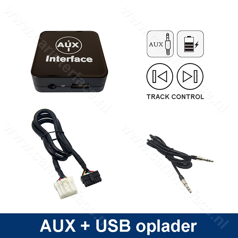 AUX interface / audio adapter (3.5mm jack) voor Mazda autoradio's AUX interface / audio adapter (3.5mm jack) voor Mazda autoradio's