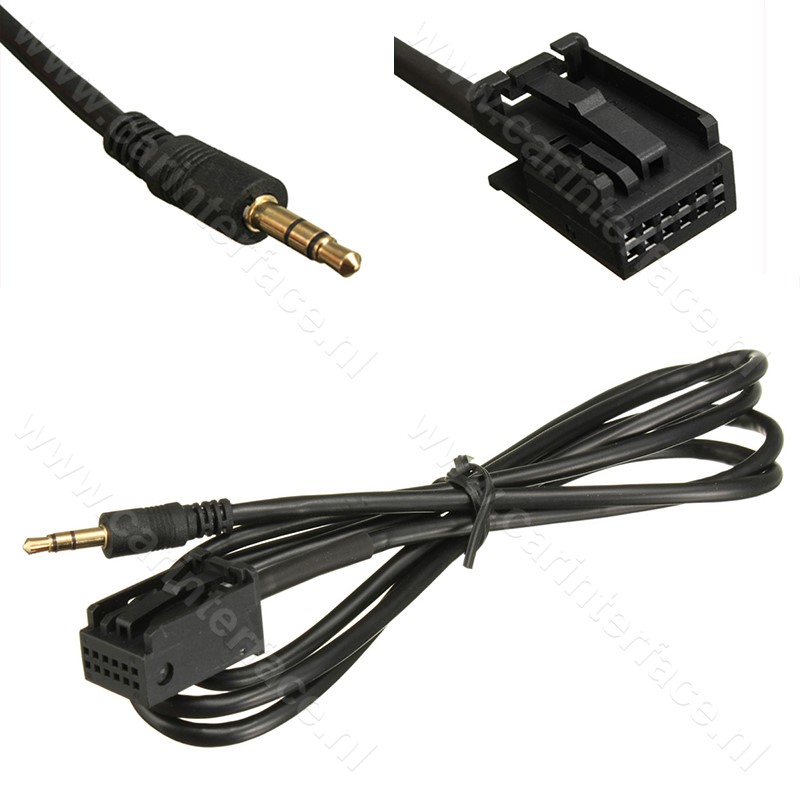 3.5mm AUX kabel voor OPEL autoradio's, voor o.a. CD30 MP3, CDC40, CD70, DVD90, 12-pin 3.5mm AUX kabel voor OPEL autoradio's, voor o.a. CD30 MP3, CDC40, CD70, DVD90, 12-pin
