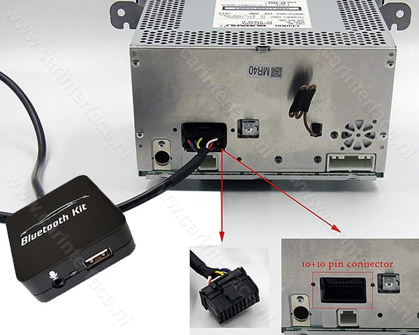 Bluetooth streamen + handsfree carkit interface / adapter voor Subaru autoradio's Bluetooth streamen + handsfree carkit interface / adapter voor Subaru autoradio's