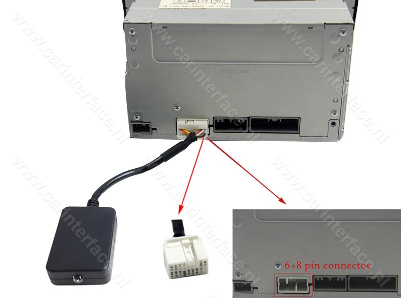Bluetooth streaming interface / audio adapter voor Suzuki autoradio's Bluetooth streaming interface / audio adapter voor Suzuki autoradio's