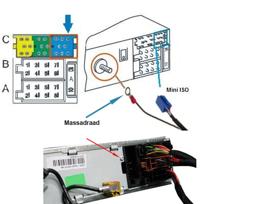 Bluetooth streamen + handsfree carkit interface / audio adapter voor Volkswagen autoradio's (8-pin) Bluetooth streamen + handsfree carkit interface / audio adapter voor Volkswagen autoradio's (8-pin)