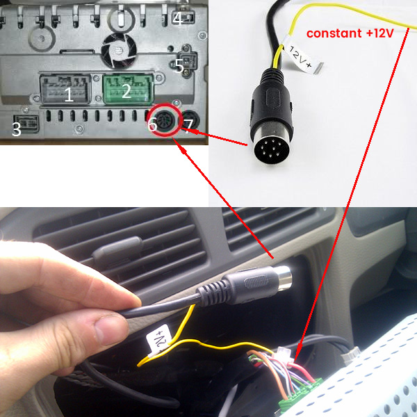 Yatour Bluetooth interface / audio adapter met AUX ingang voor Volvo autoradio's Yatour Bluetooth interface / audio adapter met AUX ingang voor Volvo autoradio's