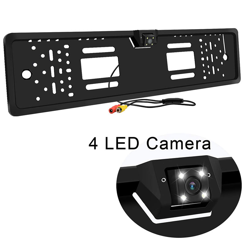 Kentekenplaat achteruitrij HD camera met nachtzicht Kentekenplaat achteruitrij HD camera met nachtzicht