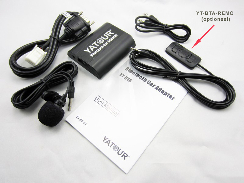 Yatour Bluetooth interface / audio adapter met AUX ingang voor VOLKSWAGEN / VW autoradio's Yatour Bluetooth interface / audio adapter met AUX ingang voor VOLKSWAGEN / VW autoradio's