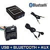 Bluetooth streamen + carkit / USB / AUX interface / audio adapter voor 17-pin BMW autoradio's Bluetooth streamen + carkit / USB / AUX interface / audio adapter voor 17-pin BMW autoradio's