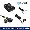 Bluetooth streamen + carkit / USB / AUX interface / audio adapter voor BMW autoradio's, 3+6 pin Bluetooth streamen + carkit / USB / AUX interface / audio adapter voor BMW autoradio's, 3+6 pin