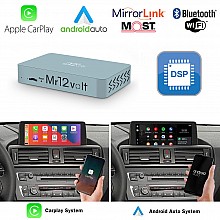 Apple CarPlay / Android Auto / Mirrorlink multimedia, camera MOST Interface for BMW NBT (ID4) (8.8"/10.25")