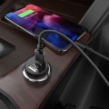Dual USB autolader met 3.0 QC (quick charge van Qualcomm), 5.4A, 30W, zwart Dual USB autolader met 3.0 QC (quick charge van Qualcomm), 5.4A, 30W, zwart