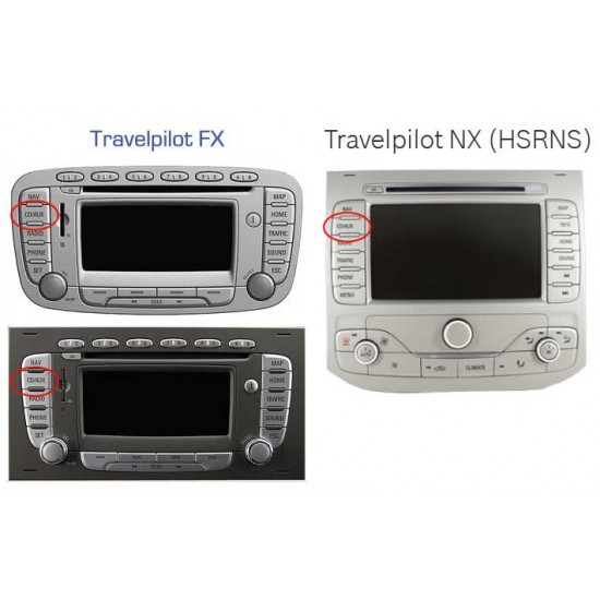 Adaptador de transmisión Bluetooth para radios Ford 5000 C, 6000 CD, 6006 CDC, Mondeo, Focus, C-Max, Fiesta, Galaxy, Transit