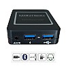 Bluetooth streamen + handsfree carkit + USB + AUX interface / adapter voor 6+6 pin Toyota autoradio's Bluetooth streamen + handsfree carkit + USB + AUX interface / adapter voor 6+6 pin Toyota autoradio's