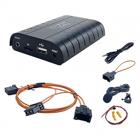 Bluetooth, MP3 USB, entrada AUX, adaptador de interfaz para radios Mercedes-Benz NTG 1, NTG 2, Audio 20, APS 50 y Comand