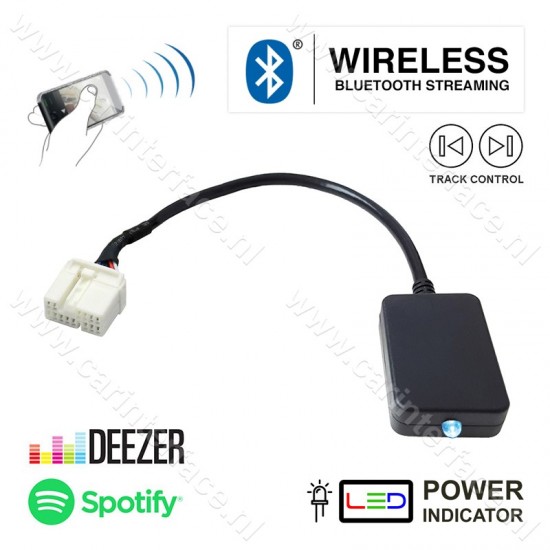 Interfaz de transmisión Bluetooth / adaptador de audio / módulo para radios de automóviles Honda