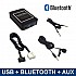 Interfaz Bluetooth / USB / AUX / adaptador de audio para radios de coche Honda (MN-BUA-HON)