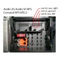 3.5mm AUX kabel / audio adapter voor Mercedes-Benz Comand APS NTG 2, Audio 20, Audio 50 APS 3.5mm AUX kabel / audio adapter voor Mercedes-Benz Comand APS NTG 2, Audio 20, Audio 50 APS