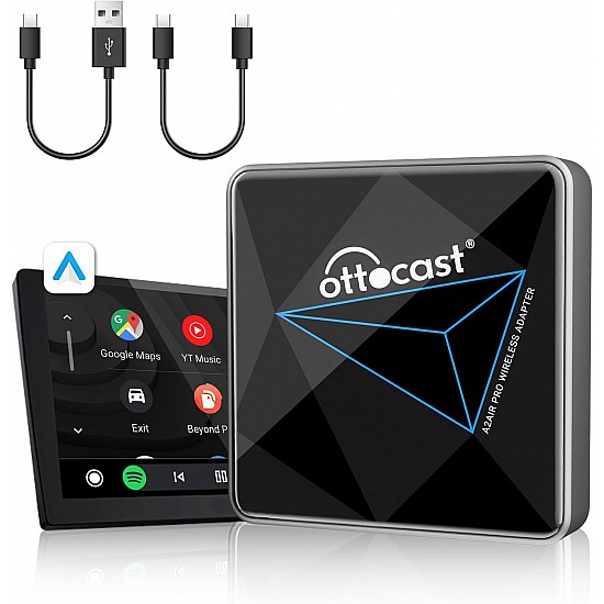 Ottocast A2AIR Pro wireless Android Auto adapter for smartphones with Android 11+