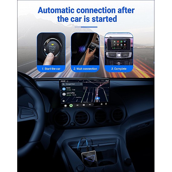 Ottocast A2AIR Pro wireless Android Auto adapter for smartphones with Android 11+