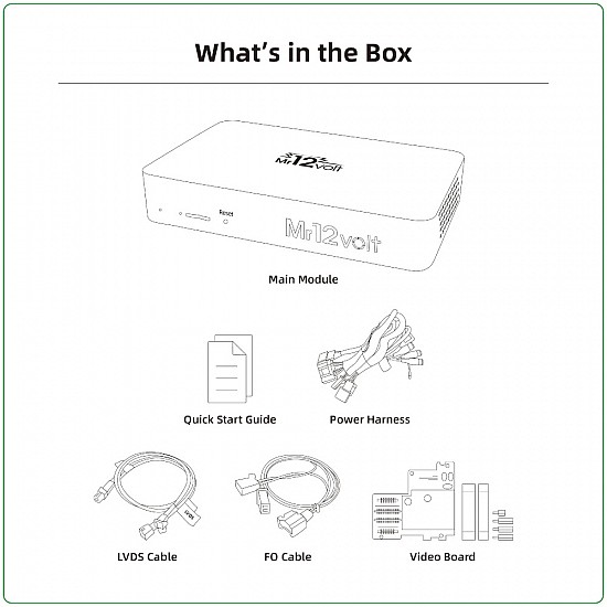CarPlay & Android Auto / Mirrorlink Interface with DSP for Porsche PCM 3.1 (MOST)