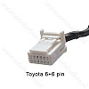 Bluetooth streamen + handsfree carkit + USB + AUX interface / adapter voor 6+6 pin Toyota autoradio's Bluetooth streamen + handsfree carkit + USB + AUX interface / adapter voor 6+6 pin Toyota autoradio's