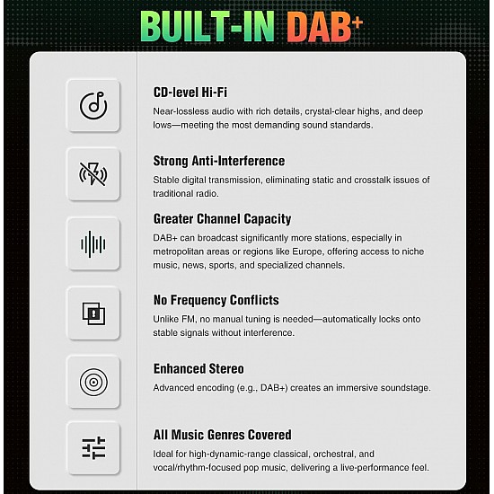 Autorradio inalámbrico Carplay / Android Auto, HD de 7", 2 DIN para Volkswagen Polo, Golf, Passat, Seat, Skoda con DAB+