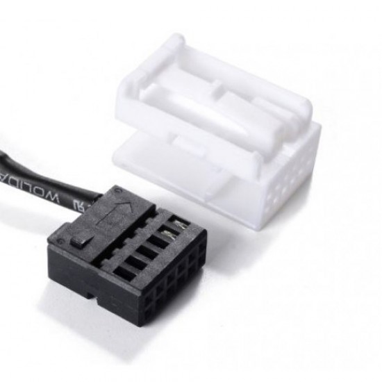 12-pin AUX kabel voor o.a. MFD3, RCD 210, RCD 310, RCD 510, RNS 310, RNS 510 en RNS-E 12-pin AUX kabel voor o.a. MFD3, RCD 210, RCD 310, RCD 510, RNS 310, RNS 510 en RNS-E