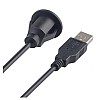 USB inbouw / opbouw connector met 2 meter kabel USB inbouw / opbouw connector met 2 meter kabel