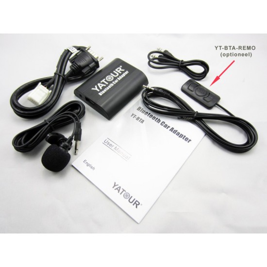 Yatour Bluetooth interface / audio adapter with AUX input for Mazda car radios (YT-BTA-MAZ1) Yatour Bluetooth interface / audio adapter with AUX input for Mazda car radios (YT-BTA-MAZ1)