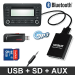 USB, SD, AUX, Bluetooth interfaces