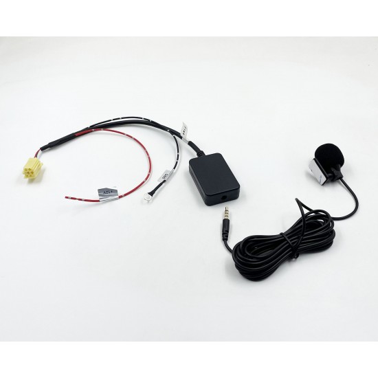Bluetooth streamen + handsfree carkit interface / adapter voor Alfa Romeo, Fiat en Lancia autoradio's, 6-pin AUX-aansluiting