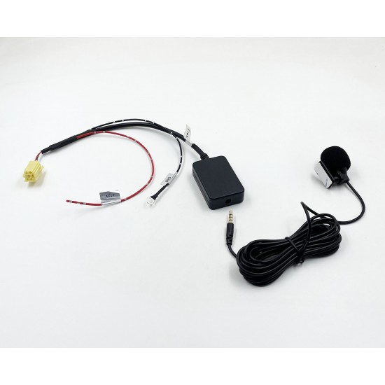 Bluetooth streaming + hands-free car kit interface / adapter for Alfa Romeo, Fiat and Lancia car radios, 6-pin AUX connection