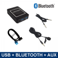 Bluetooth streamen + carkit / USB / AUX interface / audio adapter voor FIAT autoradio's
