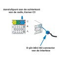 Bluetooth streaming interface / audio adapter voor RD3 Citroën autoradio's, 8-pin aansluiting