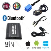 Yatour Bluetooth interface / adapter (carkit) met AUX ingang voor FIAT autoradio's