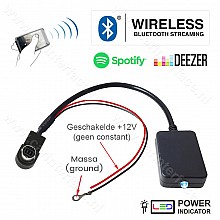 Bluetooth to AUX streaming adapter for Alpine Ai-NET and JVC Jlink