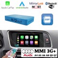 Audi CarPlay / Android Auto / Mirrorlink DSP Interface voor Audi A4 A5 A6 A8 Q5 Q7 met MMI 3G en 3G+ (MOST)