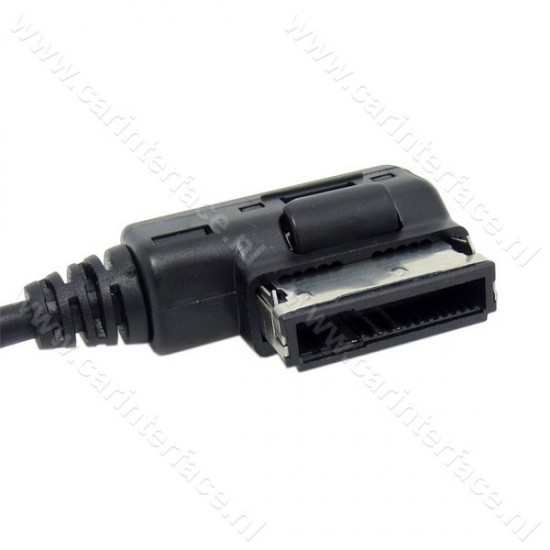 Audi AMI, VW / Volkswagen MDI 3.5mm jack adapter met Micro USB oplaadkabel, 2m Audi AMI, VW / Volkswagen MDI 3.5mm jack adapter met Micro USB oplaadkabel, 2m