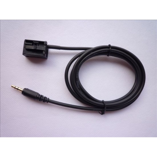 AUX cable for BMW E39 E53 E83 E85 E86 X3 X5 Z4 car radios (2000-2004), 12-pin connection