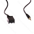 AUX kabel voor BMW E39 E53 E83 E85 E86 X3 X5 Z4 autoradio's (2000-2004), 12-pin aansluiting