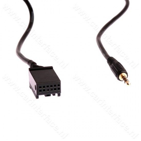 AUX kabel voor BMW E39 E53 E83 E85 E86 X3 X5 Z4 autoradio's (2000-2004), 12-pin aansluiting AUX kabel voor BMW E39 E53 E83 E85 E86 X3 X5 Z4 autoradio's (2000-2004), 12-pin aansluiting
