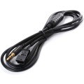 AUX kabel voor autoradio's / navigatiesystemen van BMW E46, E39, E53-X5 met een 3-pin audio aansluiting