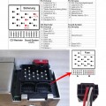 AUX kabel voor Business CD autoradio's van BMW E46 vanaf 09-2002 met een 10-pin aansluiting