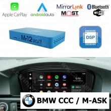BMW CarPlay / Android Auto / Mirrorlink Interface voor BMW CCC, M-Ask en M-Ask II (MOST) met DSP