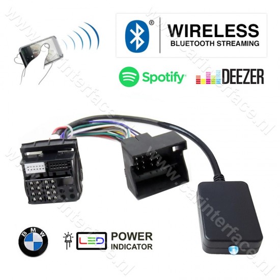 Bluetooth to AUX interface / adapter for BMW E60 E61 E63 E64