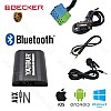 Yatour AUX ingang, Bluetooth interface / audio adapter voor Becker en Porsche autoradio's (YT-BTA-BEK) Yatour AUX ingang, Bluetooth interface / audio adapter voor Becker en Porsche autoradio's (YT-BTA-BEK)