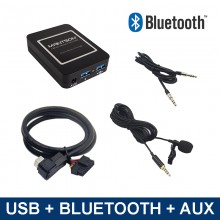 Bluetooth streamen + carkit / USB / AUX interface / audio adapter voor Suzuki en Subaru Clarion autoradio's