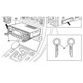 Radio disassembly keys, set No. 3