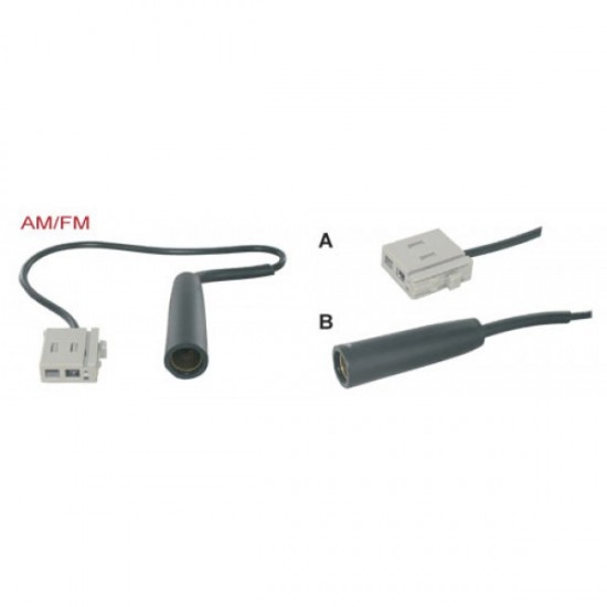 Bewijs weg Warmte SUBARU OEM GT13 male autoradio naar DIN female antenne adapter / kabel