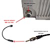 Autoradio antenne adapter DIN naar ISO, 20cm kabel, haaks Autoradio antenne adapter DIN naar ISO, 20cm kabel, haaks