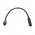 Car radio antenna adapter DIN to ISO, 20cm cable, angled